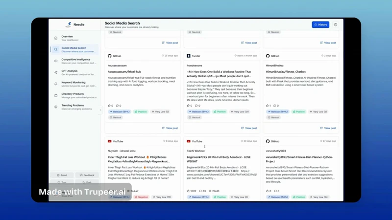 Needle screenshot 1 (video preview)