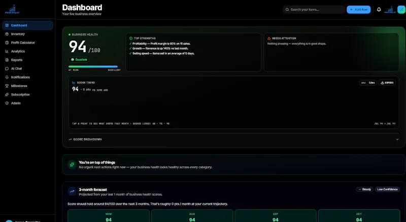 Profit Pilot Track every flip. screenshot 4