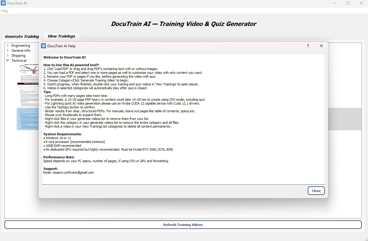 DocuTrainAI AI powered Training Videos gallery image