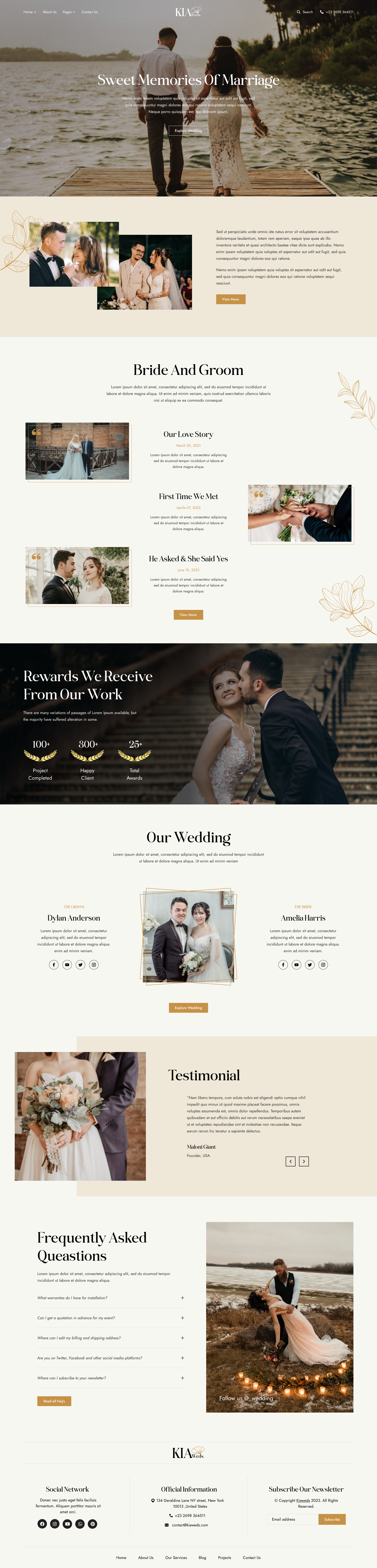 वेडिंग प्लानर वेबसाइट HTML टेम्प्लेट - Webbytemplate पर वेडिंग प्लानर वेबसाइट HTML टेम्प्लेट खरीदें मीडिया 2