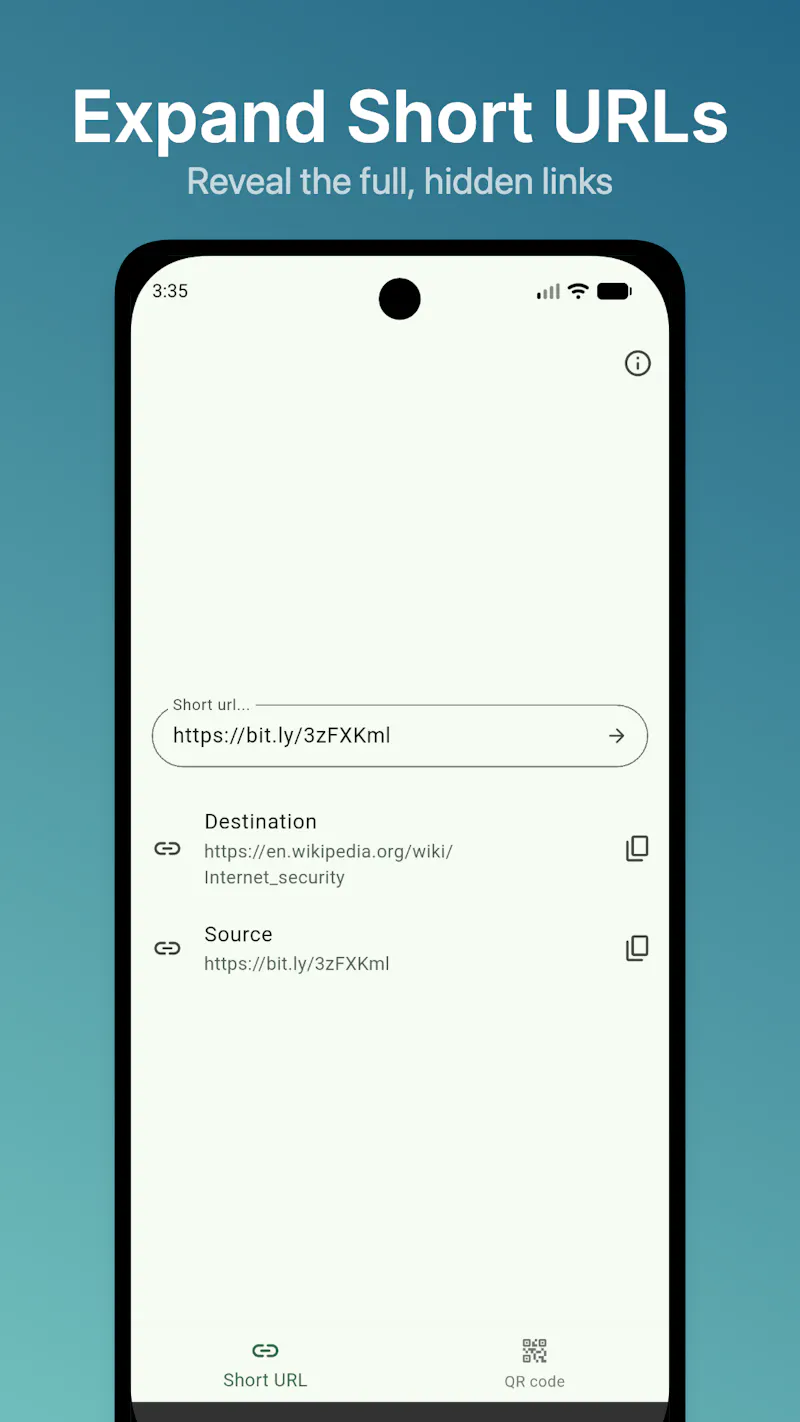 Unshorten screenshot 3