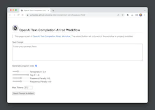 OpenAI for Alfred gallery image