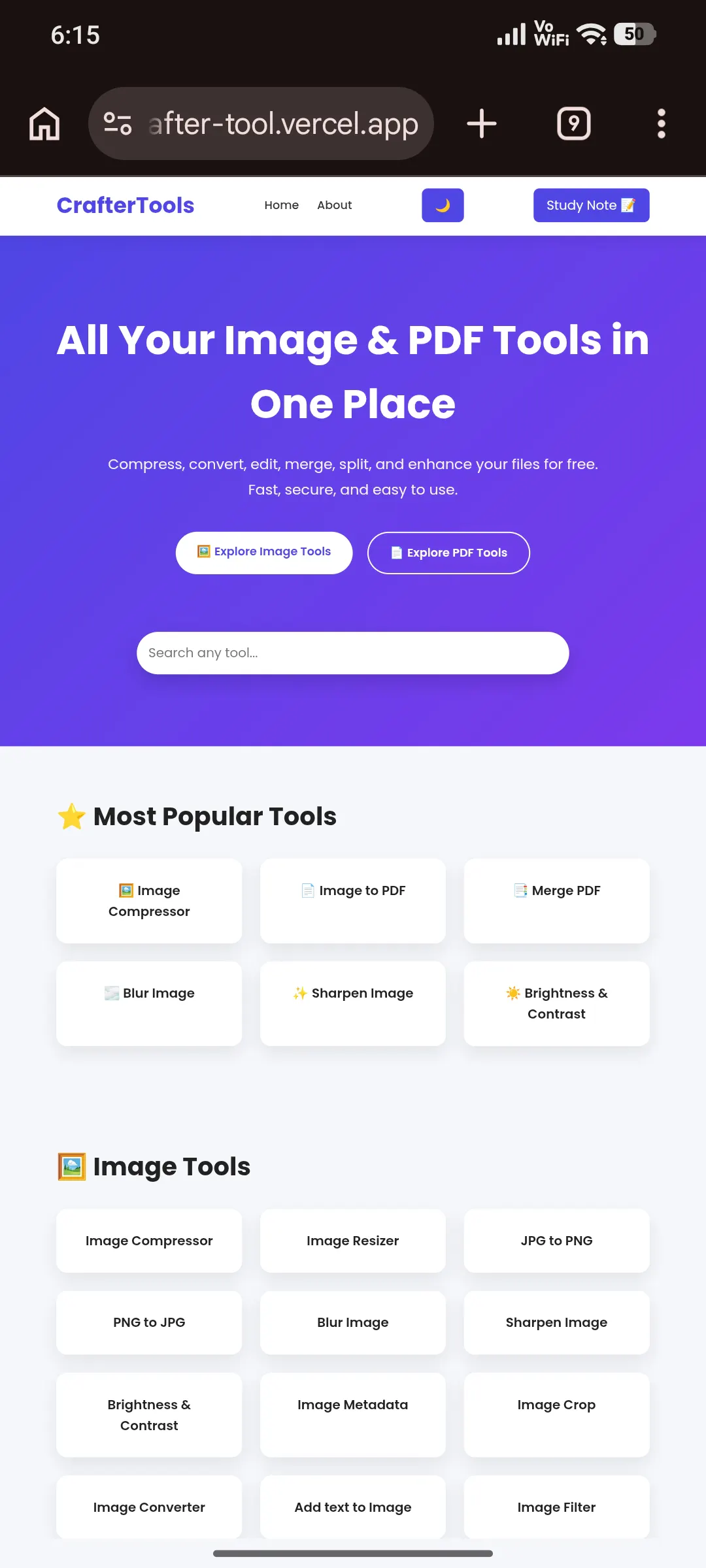 Craftertools-Free Image & PDF Tools gallery image