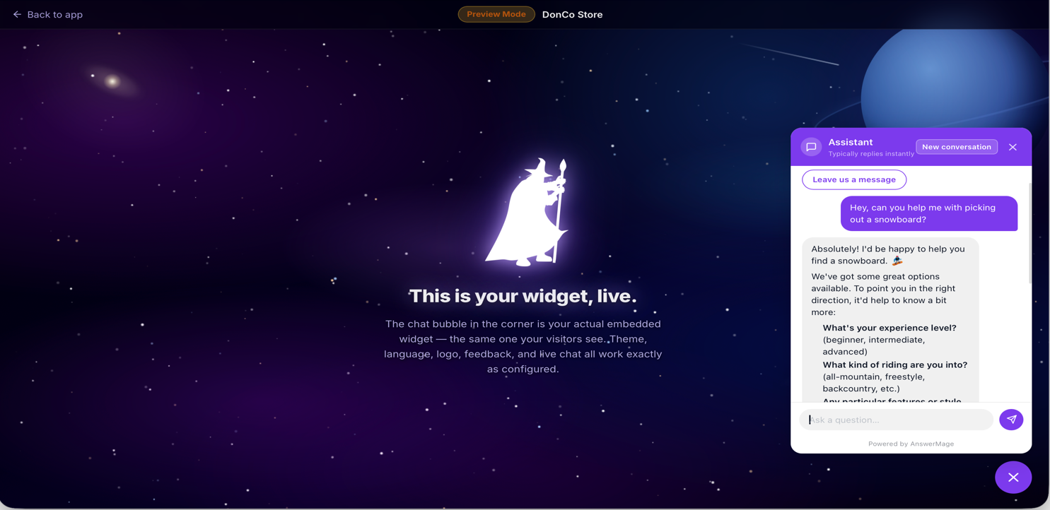AnswerMage gallery image