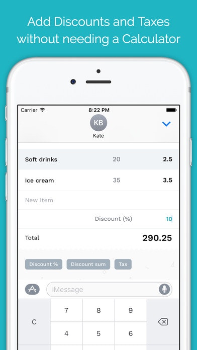SumItUp for iMessage gallery image