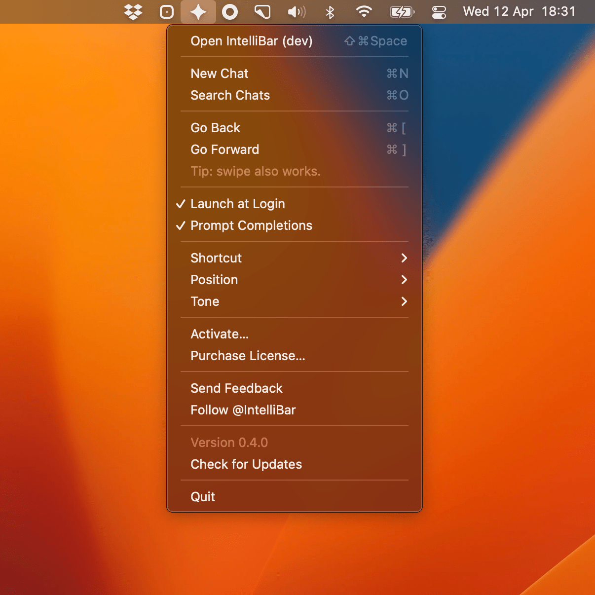 IntelliBar gallery image