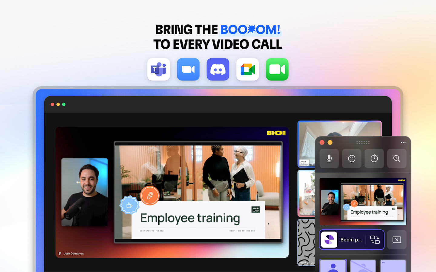 Boom video gallery image