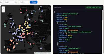 Abfahrt! Transit API gallery image