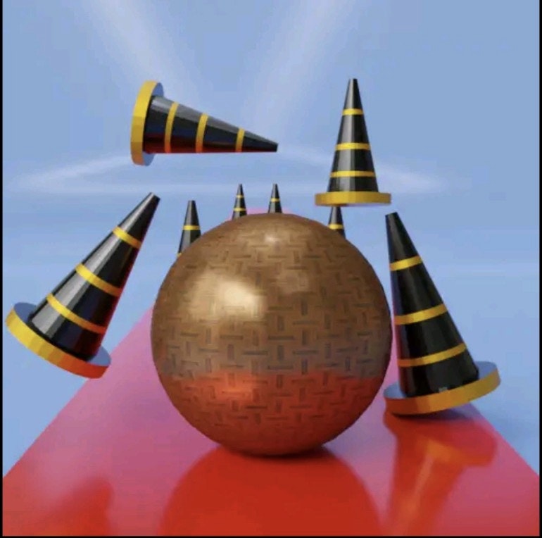 트래픽 볼 3D