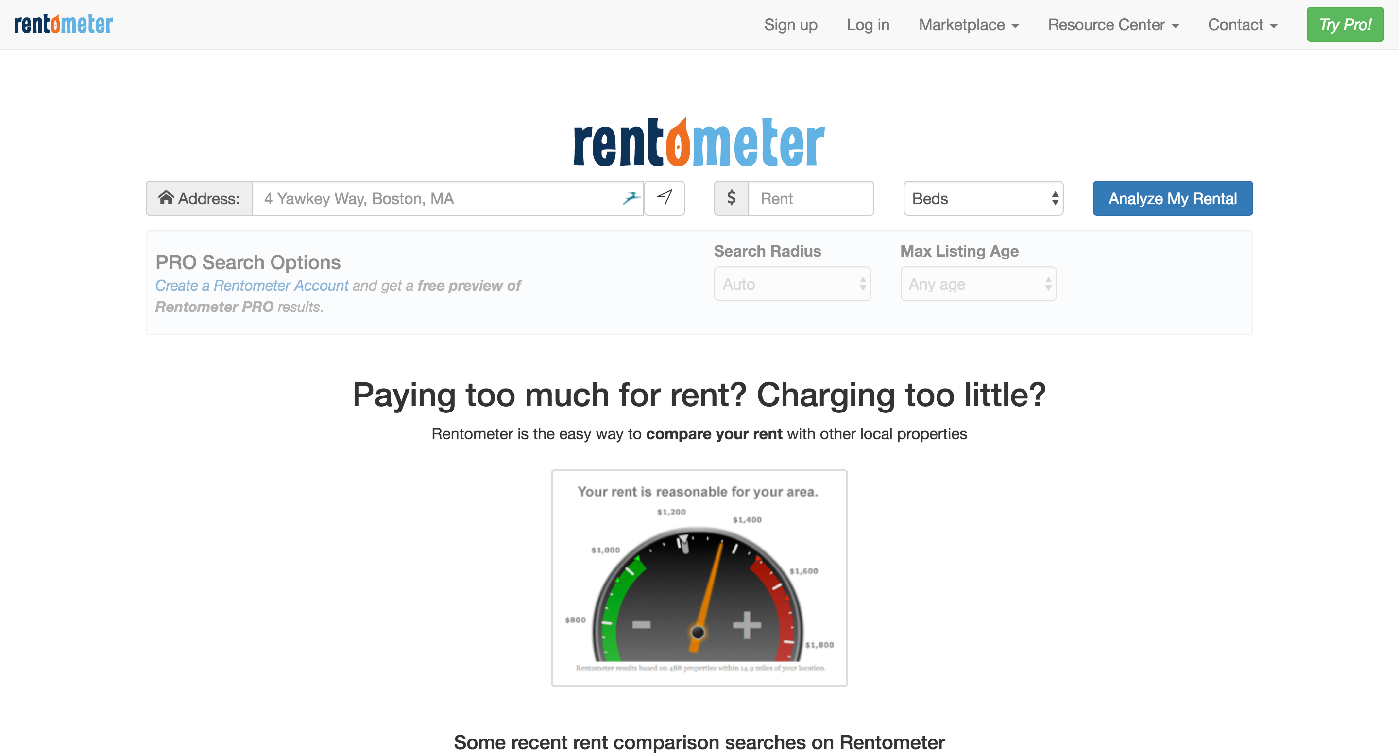 Rentometer