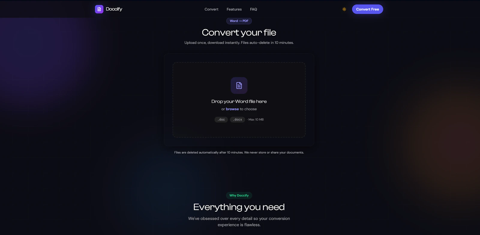 Doccify screenshot 2
