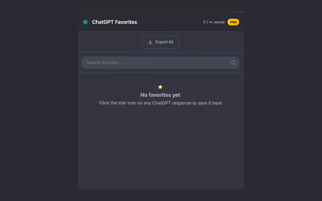 ChatGPT favorites gallery image