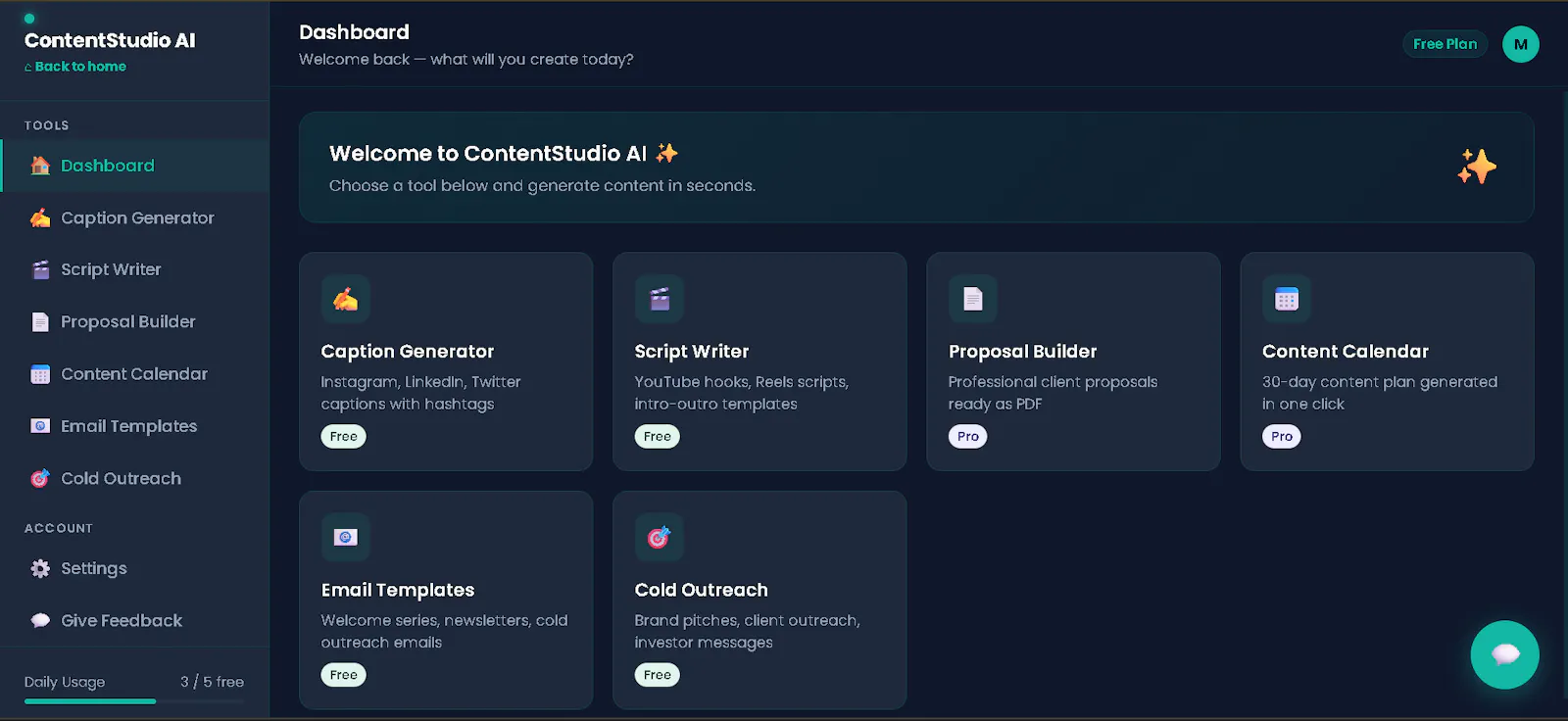 ContentStudio AI screenshot 1