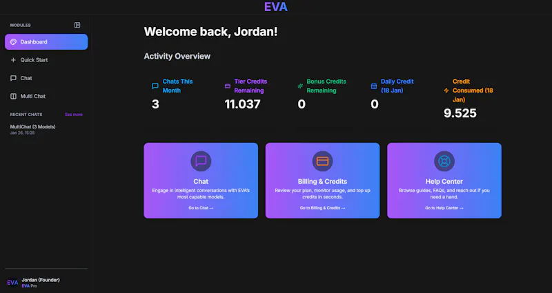 EVA Online AI screenshot 3