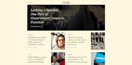 Vanilla News gallery image