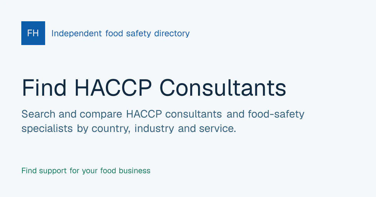 Find HACCP Consultants gallery image