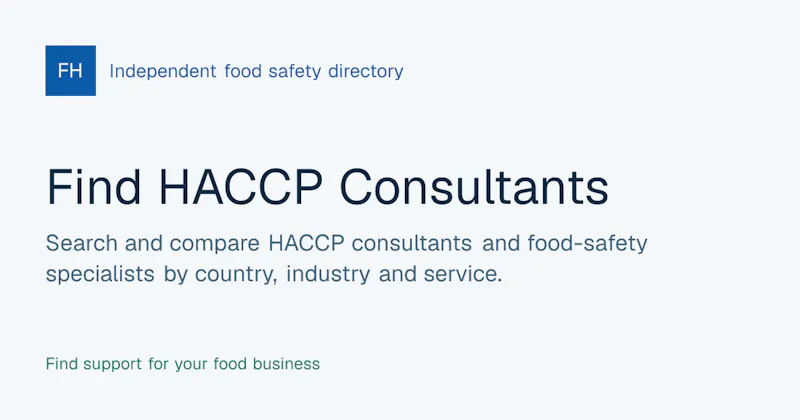 Find HACCP Consultants screenshot 1