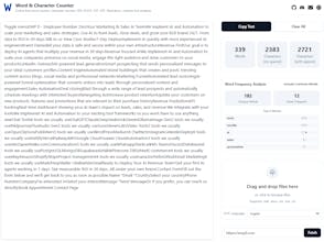 Word n Character counter from URL gallery image