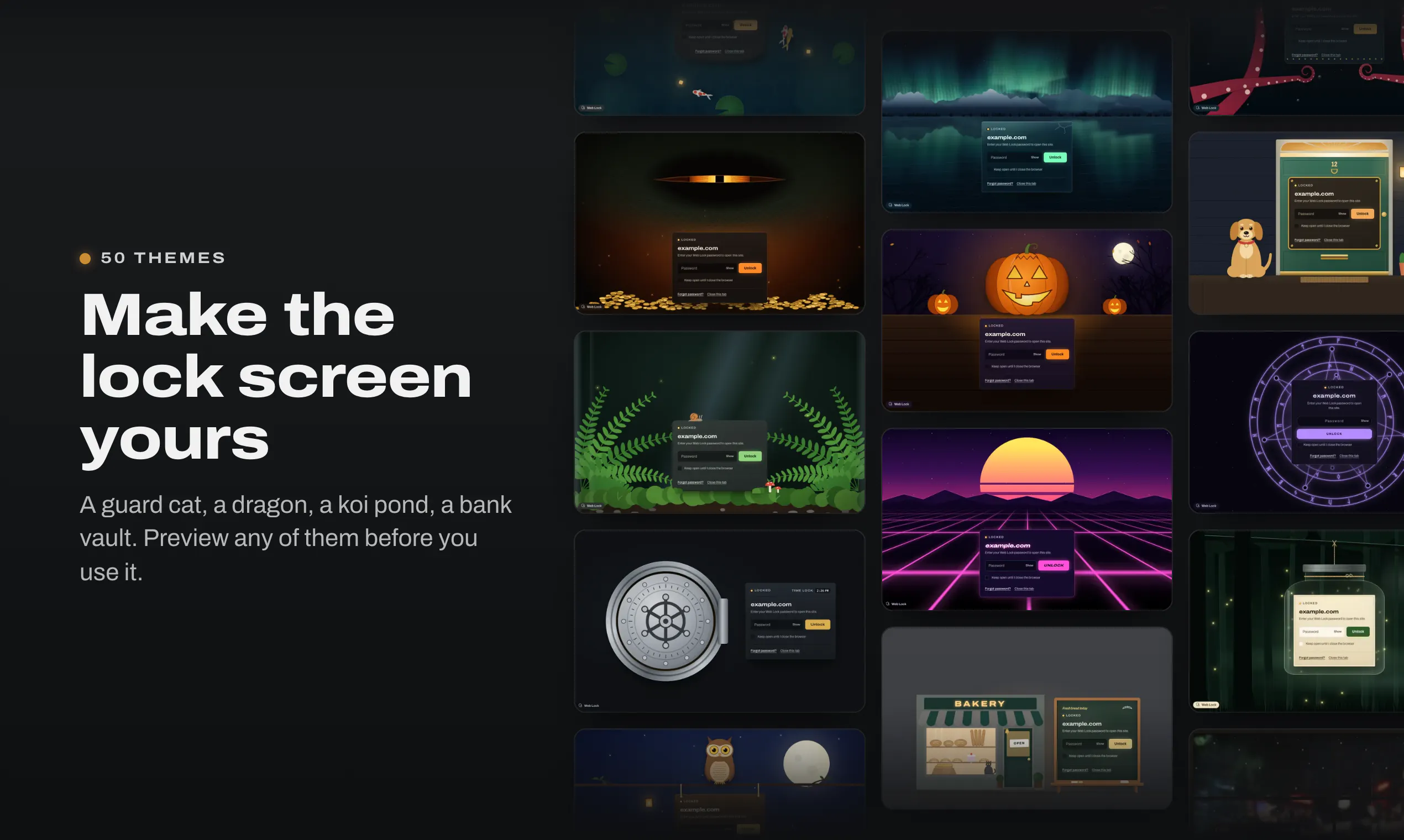 Web Lock gallery image