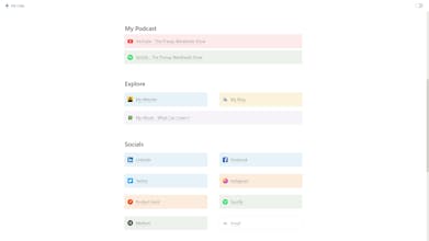 Notion: Personal Website gallery image