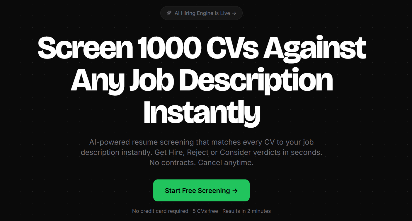 CV Screnner gallery image