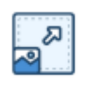 Custom Image Resizer - Product Hunt launch logo and brand identity