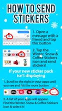 Winter, Snow & Coffee Stickers gallery image