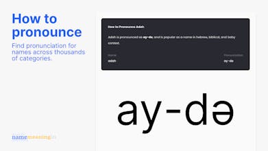 NameSpot v2: NameMeaningIn.com gallery image