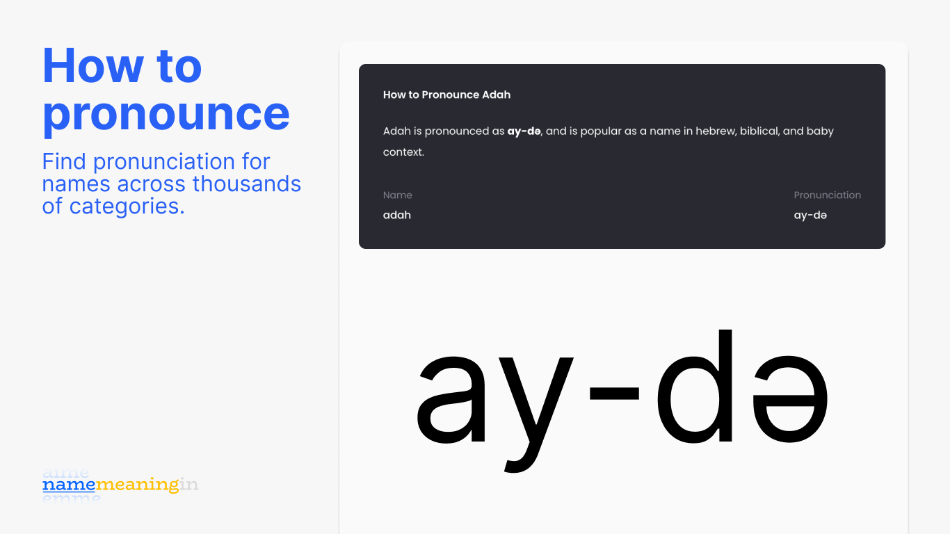 Namespot v2: namemeaningin.com - Nominare significati, ma più questa volta con soprannomi ecc. media 3