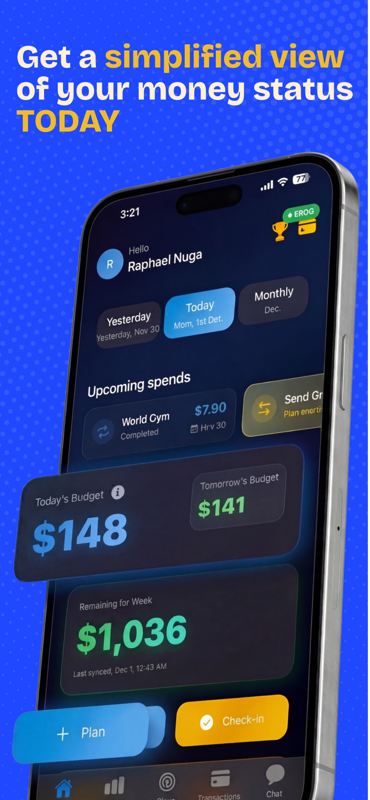 Budget Caddie - Main product screenshot demonstrating key features and user interface