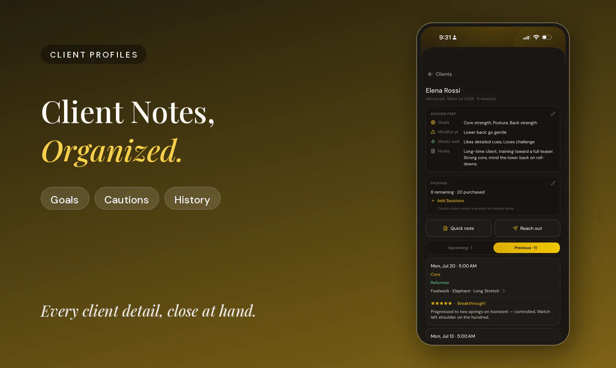 PilatesNote gallery image