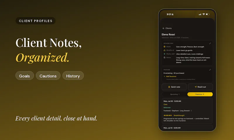 PilatesNote screenshot 7