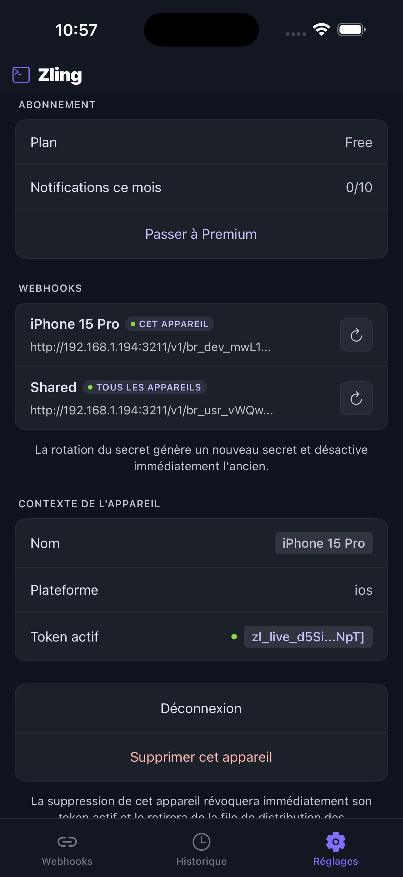 Zling - Push Notifications gallery image