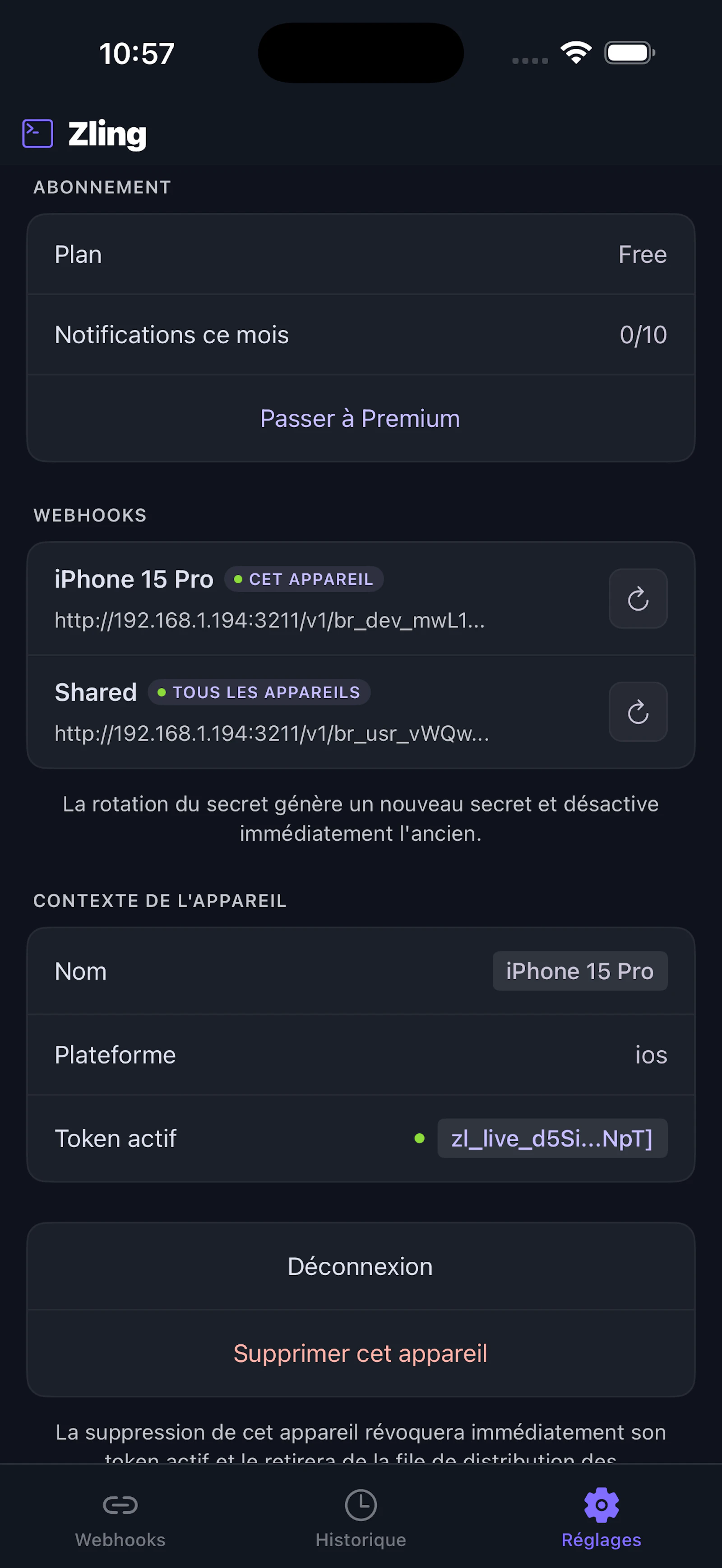 Zling - Push Notifications screenshot 4