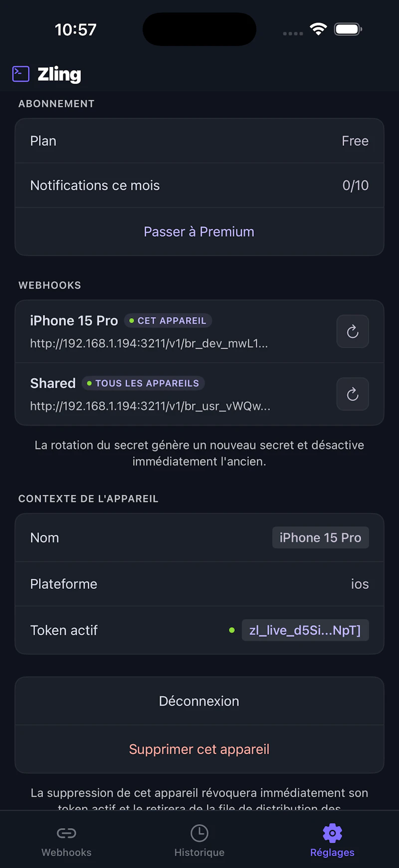 Zling - Push Notifications screenshot 4