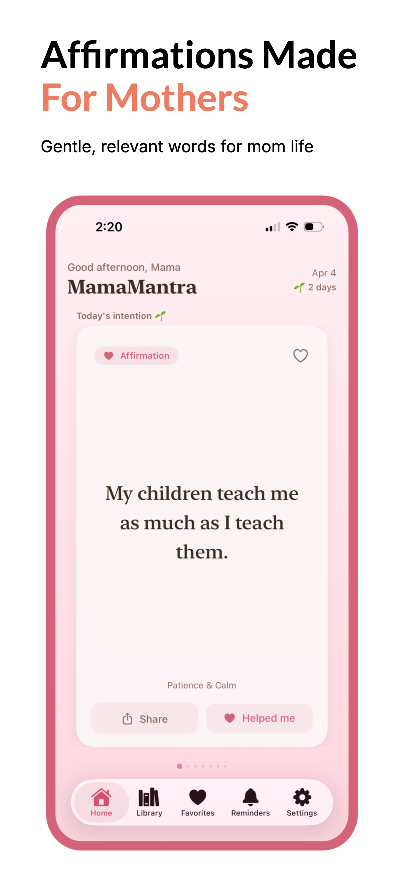 MamaMantra: Daily Affirmations gallery image