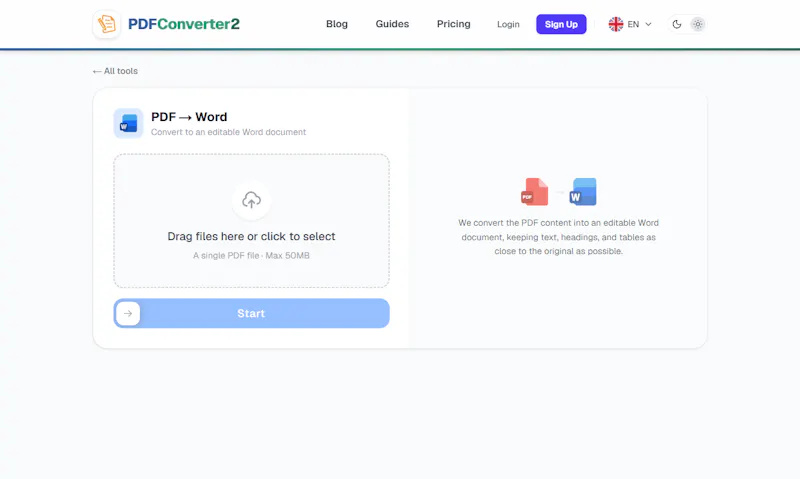 PDFConverter2 screenshot 1
