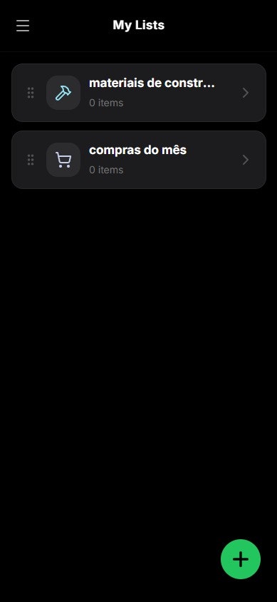 Listão - Main product screenshot demonstrating key features and user interface
