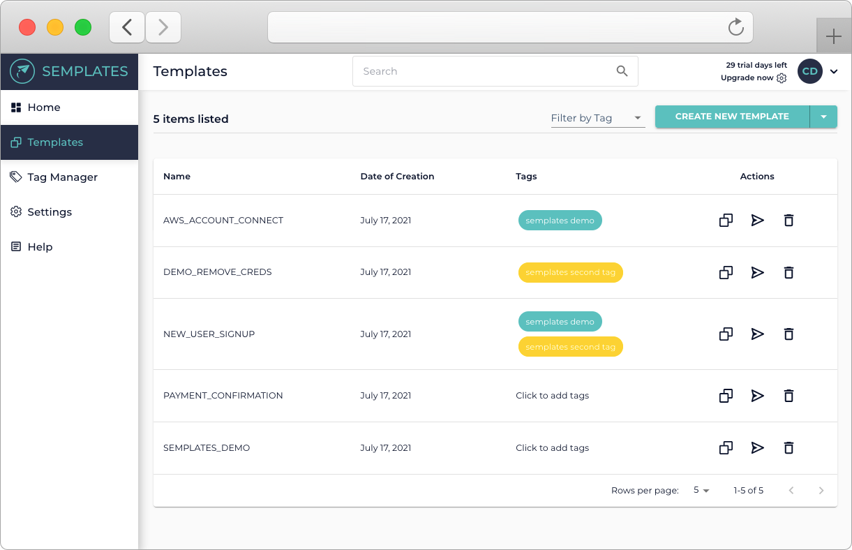 Semplates gallery image