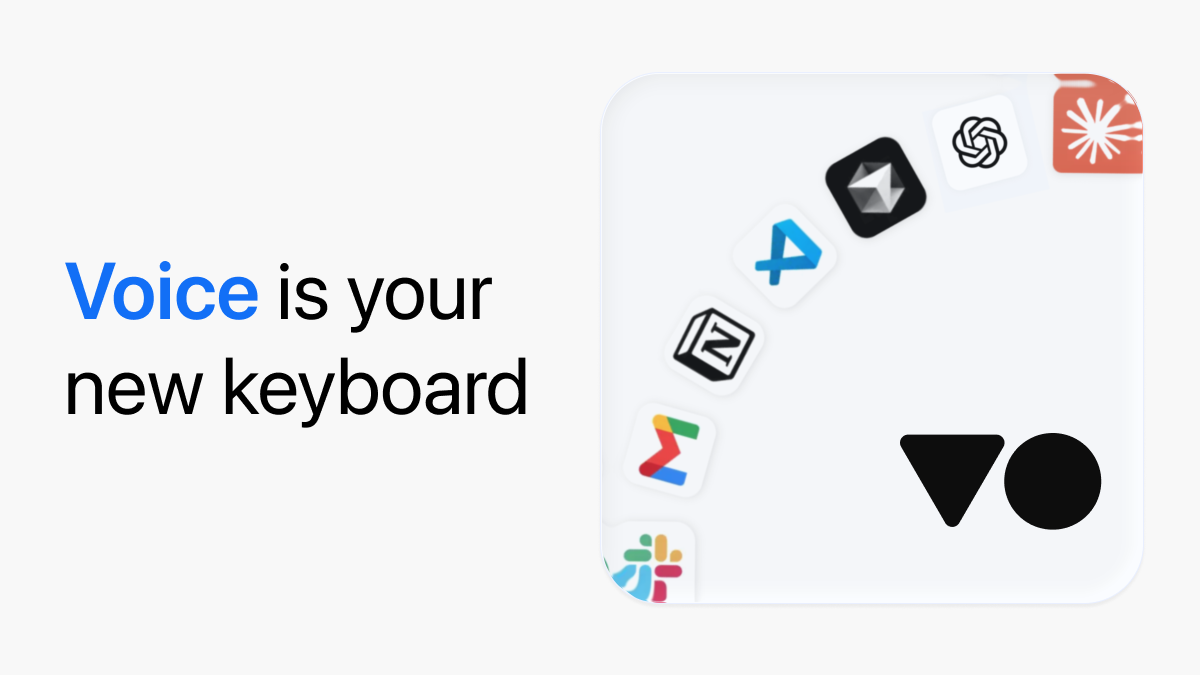 VoiceOS - Main product screenshot demonstrating key features and user interface