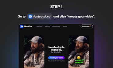 使用FastCut创建的经过改造的视频示例，配备引人注目的视觉效果和类似于知名社交媒体影响者的字幕。
