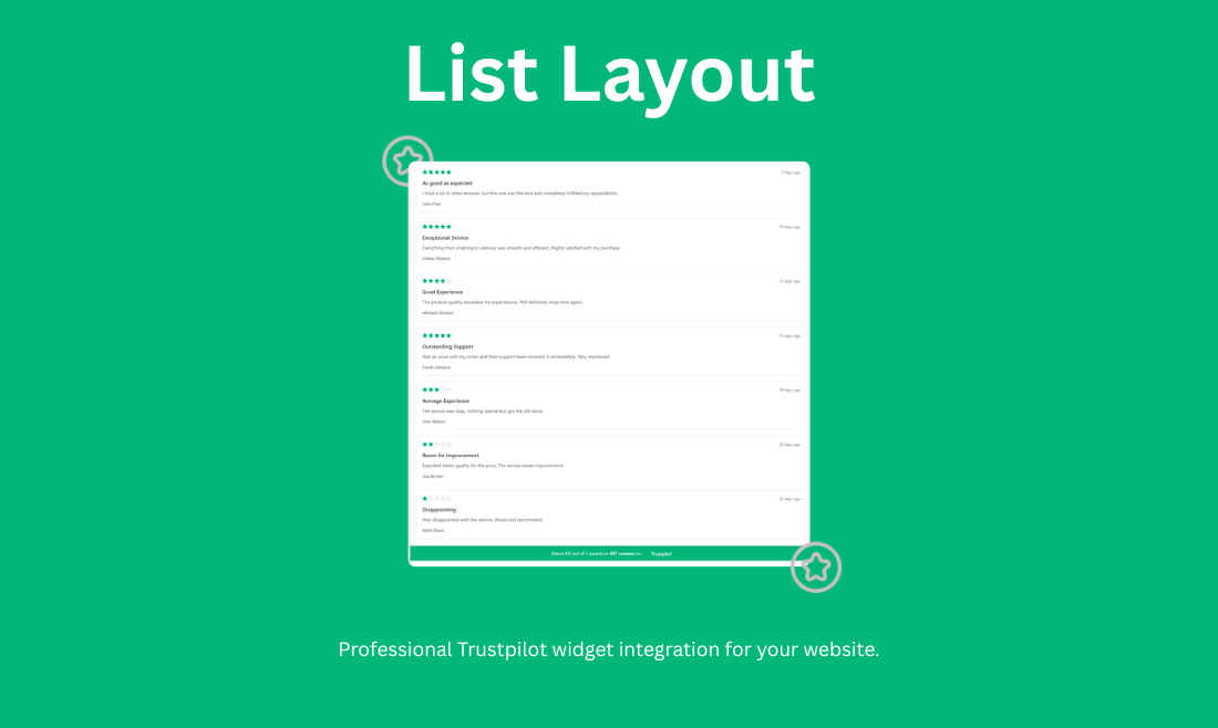ProTrust Widget Builder Free gallery image