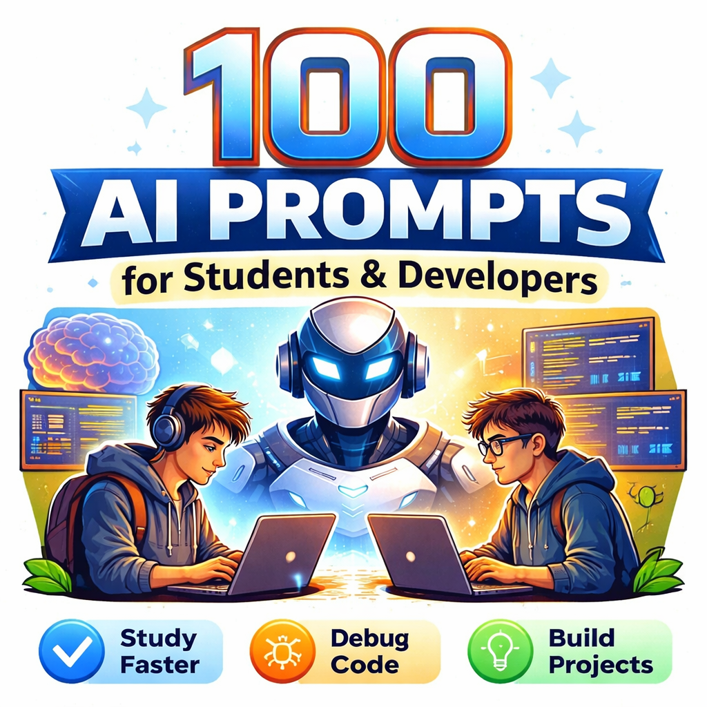 100 AI Prompts for Students & Developers