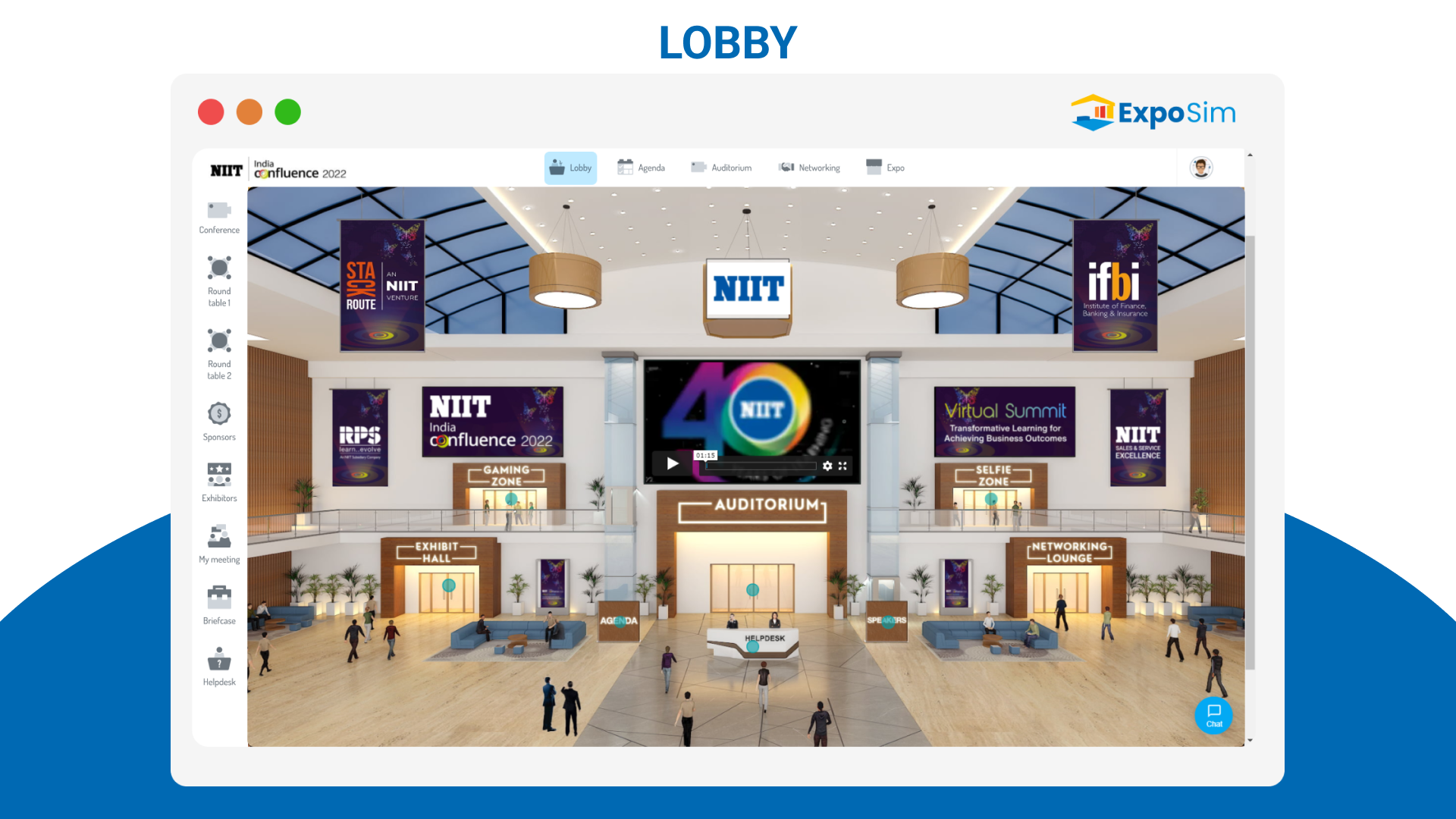 Exposim - платформа виртуальных/гибридных событий - Самая продвинутая в мире платформа виртуальных событий 2D/3D. медиа 2