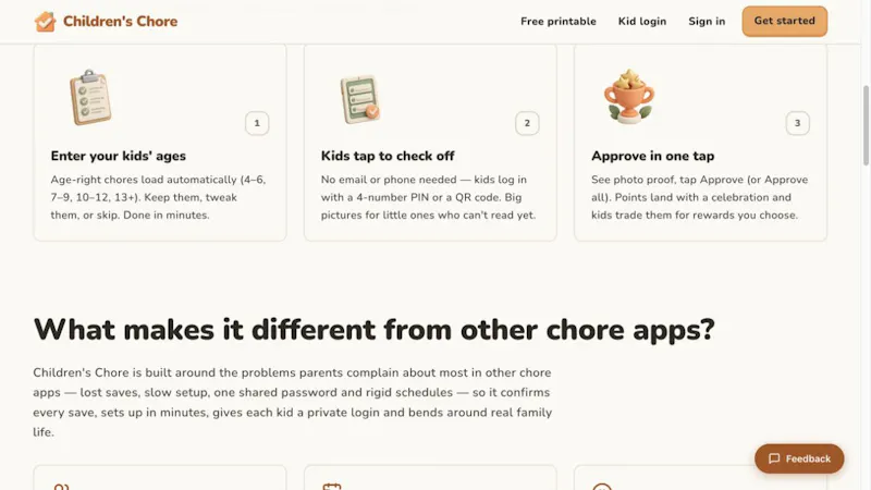 Children's Chore screenshot 3