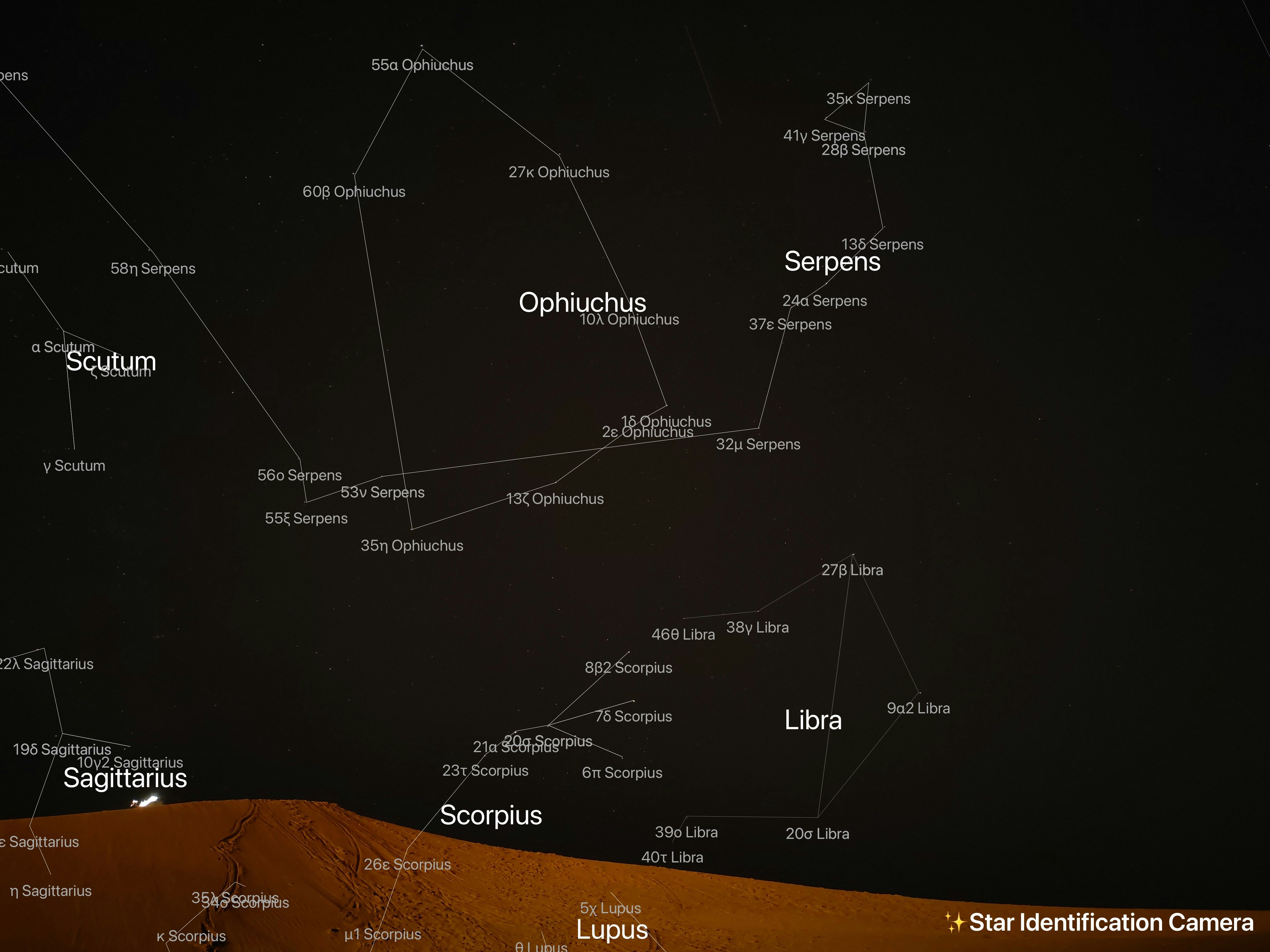 Caméra d'identification des étoiles media 3