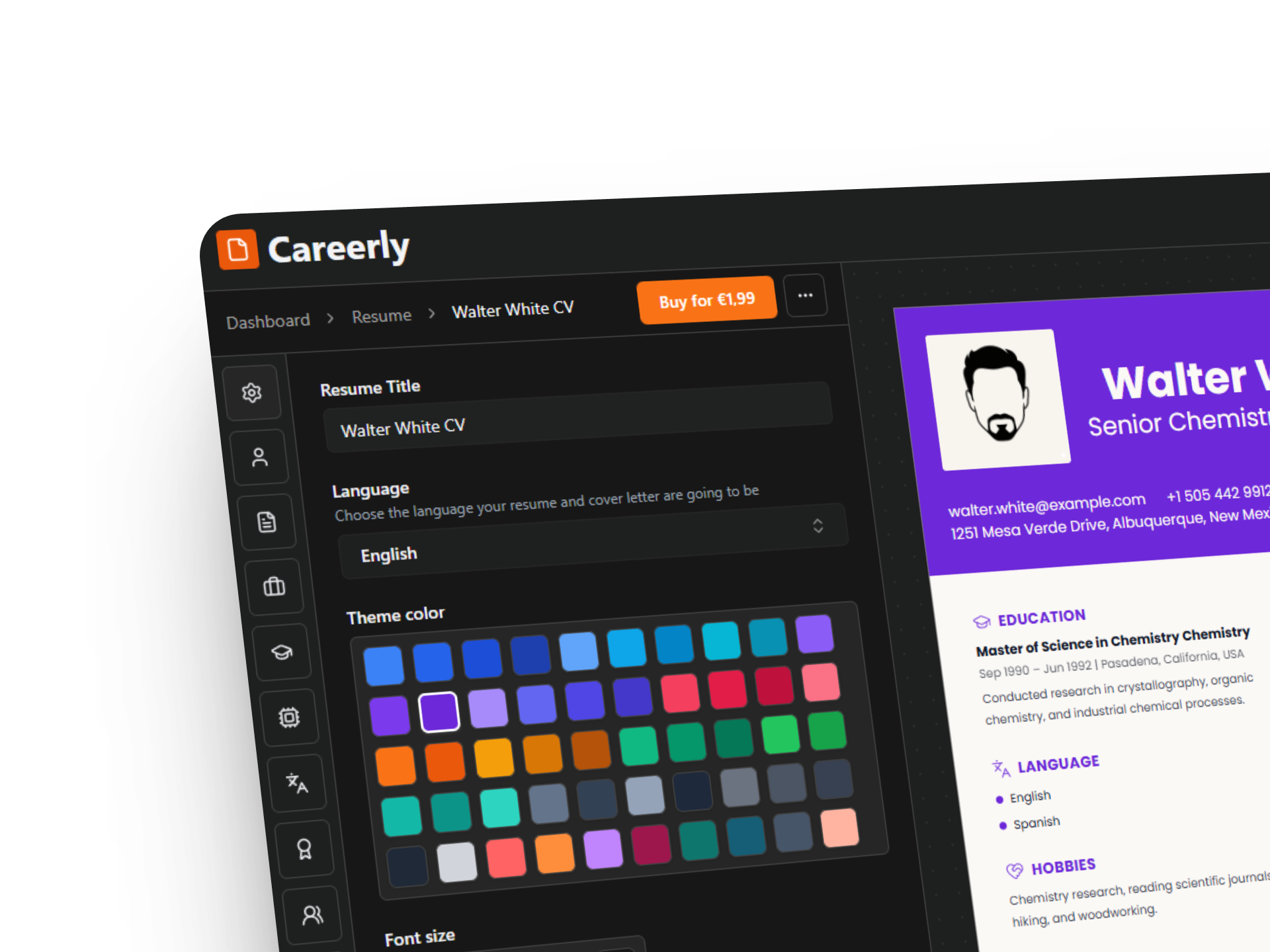 Careerly - Screenshot 3 showing product features and functionality
