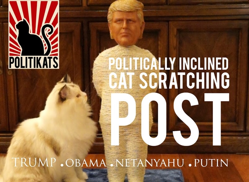 Donald Trump cat scratching post - Politikats gallery image