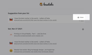 lesstabs gallery image