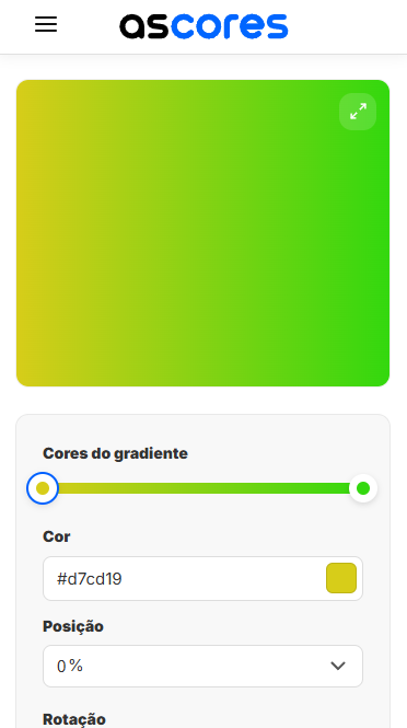 As Cores - Screenshot 2 showing product features and functionality